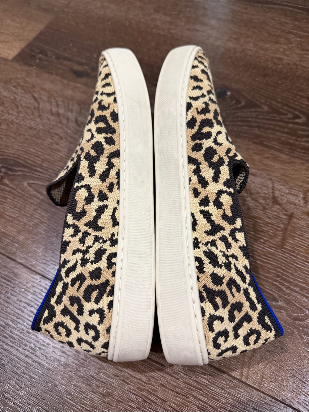 Rothy's Leopard animal Print Slip On Flats in Brown and Black size 9.5 - Picture 6 of 10